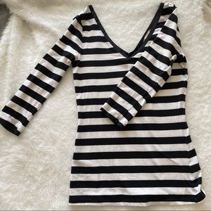 XS Banana Republic 3/4 sleeve top